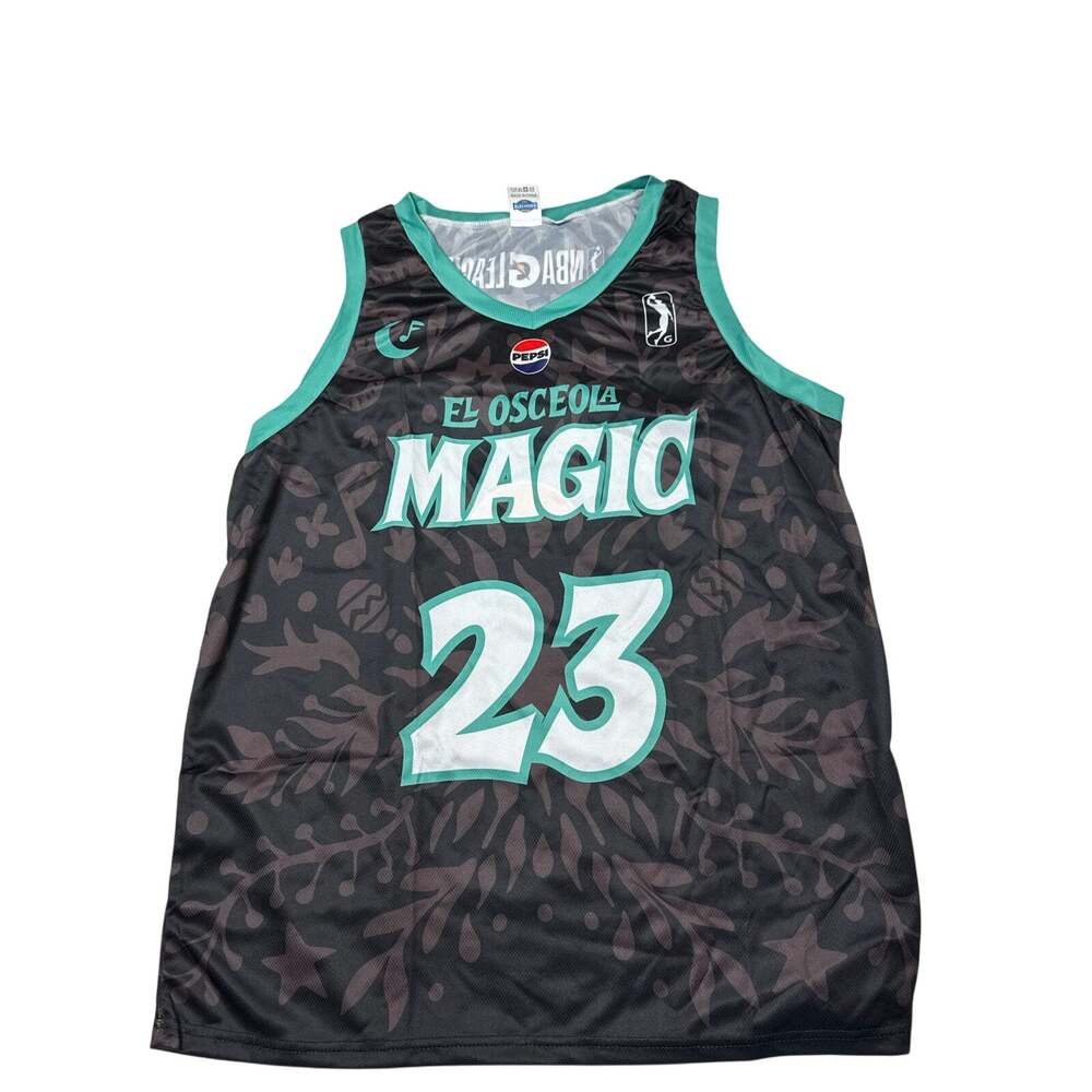 El Osceola Orlando Magic Jersey #23 XL Black Teal NBA G League